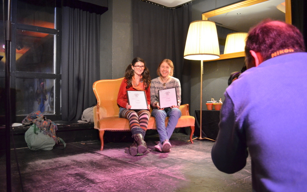 Meret Witschi und Laura Leardini haben den Prix Solino gewonnen, einen Sonderpreis für Kreativität.